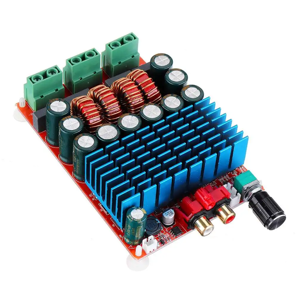 

LEORY TAS5630 HIFI Digital Power Amplifier Board 2x300W 2.0 Channel Stereo Audio Amplifier 25-50V DC