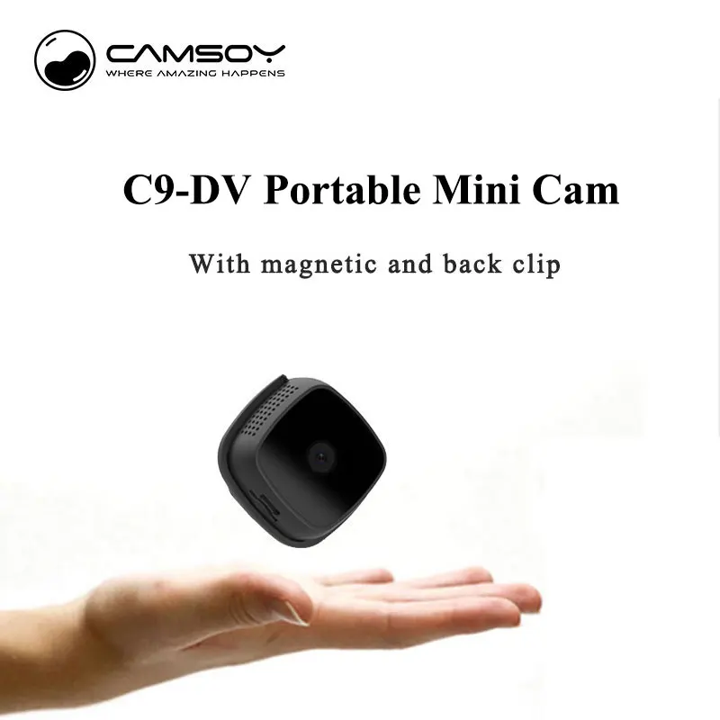 C9 DV Mini Camera Camsoy FULL HD 1080P Body Wearable Night Vision Action Camera Mini DV DVR Recorder Micro Cameras