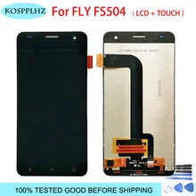 Оригинальное качество для Fly FS504 Cirrus 2 ЖК-дисплей и сенсорный экран дигитайзер сборка 5,0 дюймов телефон fly fs 504 ЖК-дисплей с инструментами