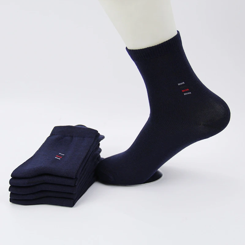 Носки мужские классические хлопковые дышащие 5 пар=10 шт.|socks men high|brand socksmen brand socks |
