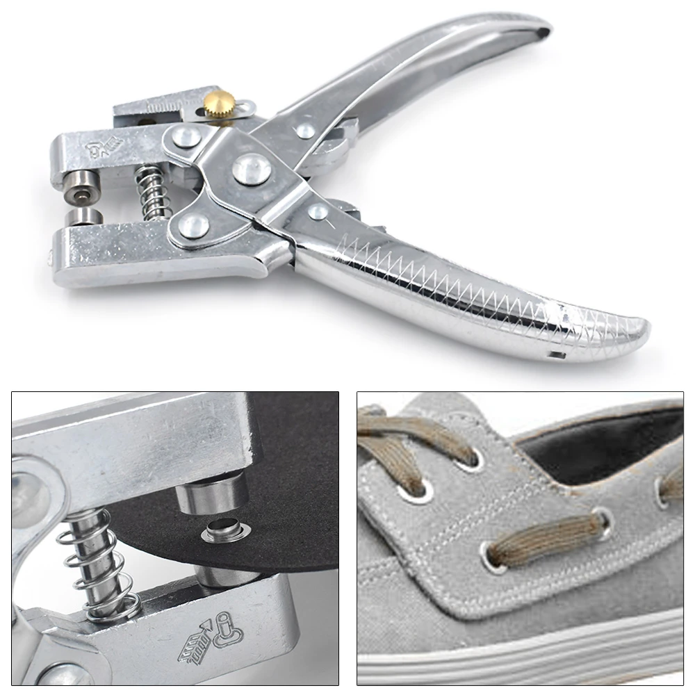 5mm eyelets installation tool Leverage pliers Metal stomatal rivet Button mold Color paint