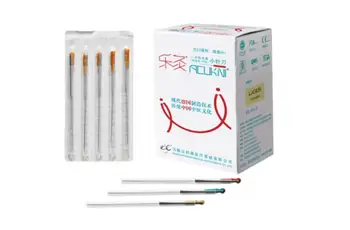 

100 disposable sterile acupuncture Small knife needles aluminum handle micro blade needles 0.35/40/50/60mm