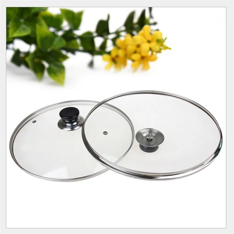 1 Piece Kitchen cookware tools LidsTempered See through Glass Pot Pan