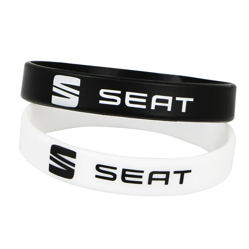 

Car-Styling Hologram Bracelets Silicone Wristband Bangles for seat leon ibiza Alhambra lada niva kalina priora granta largus vaz