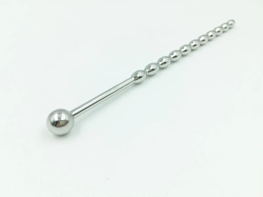 Diameter 6mm Length 15mm stainless steel penis plug urethral sound adult sex toys for men urethral beads dilators EQV Catheters.