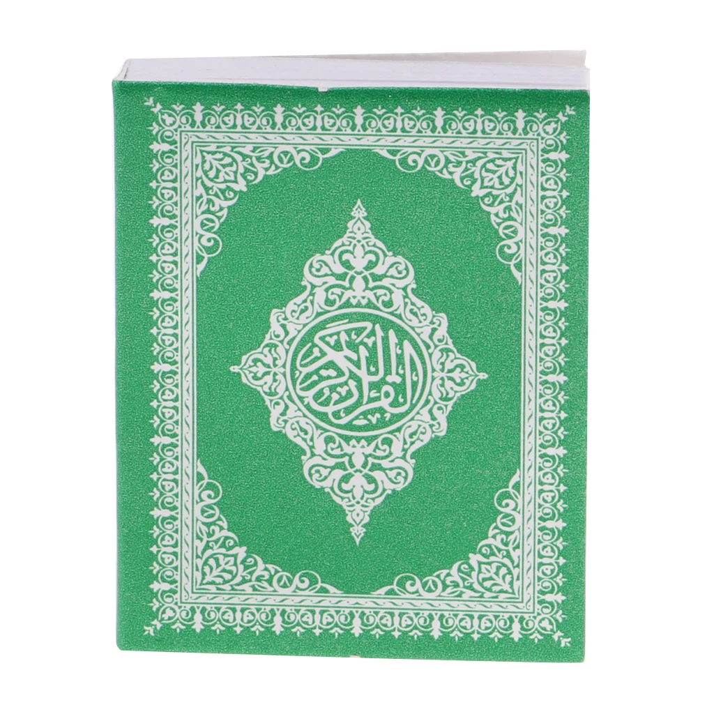 1/6 Exquisite Mini Chinese Language Holy Bible Book Dollhouse Miniatures Decoration for 12inch Dolls -Green Cover for Dollhouse