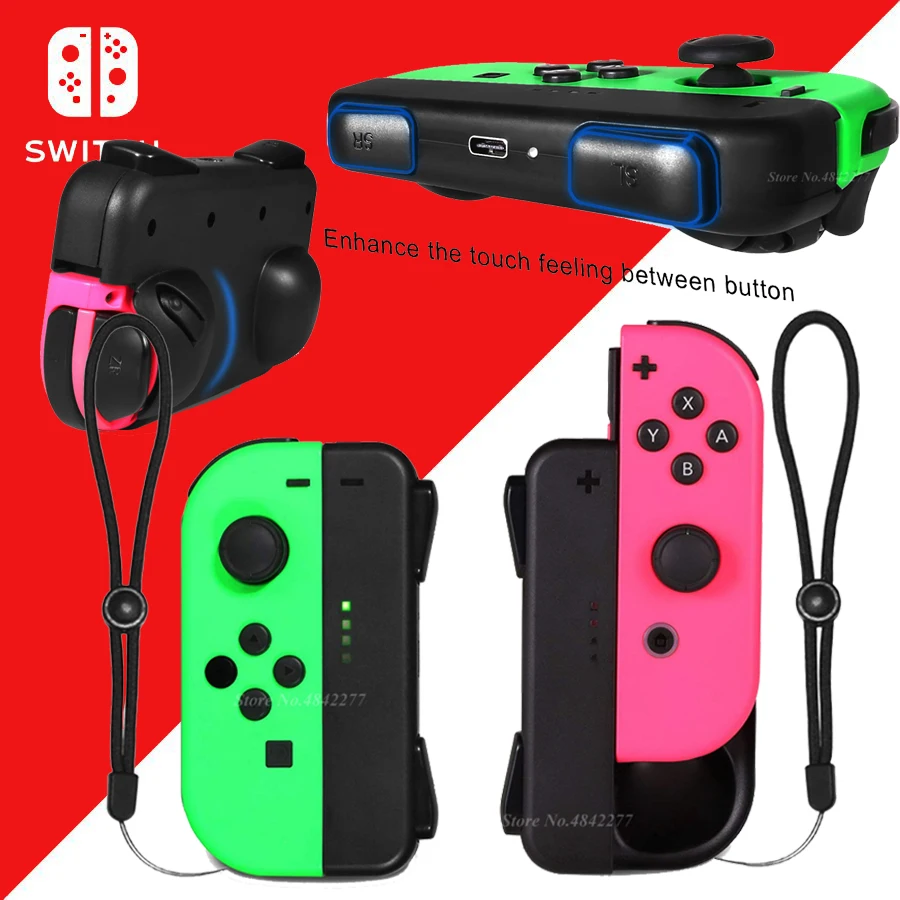 

2pcs Nintend Switch Mini Joy-con Charging Grip Handle Controller Charger Dock Station for Nintendo Switch Game Accessories