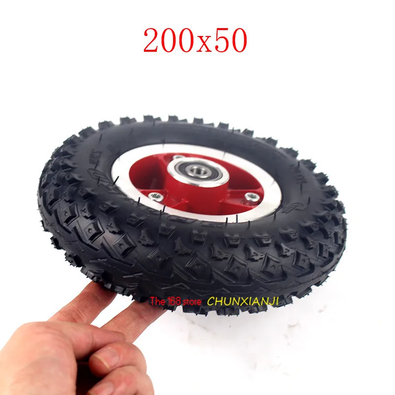 

Good quality 200x50 Tyre With Wheel Hub 8 inch Scooter 200*50 Electric tires inner tube 8''wheel