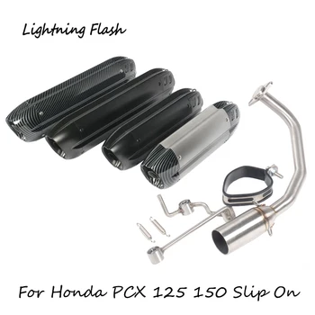 

For Honda PCX 125 150 Motorcycle Exhaust System Stainless Steel Header Tail Pipe 51 mm Muffler DB Killer Slip On 2012-2016