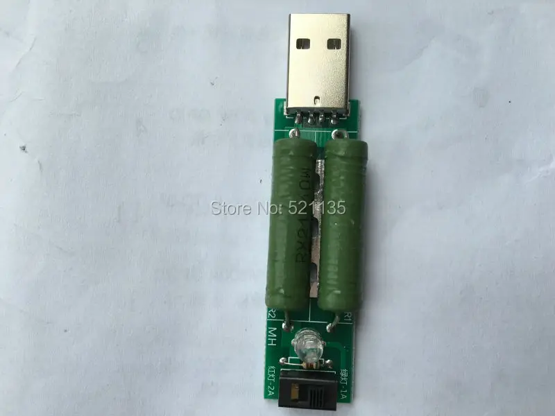 5 шт. USB ток заряда обнаружения Тесты нагрузочный резистор 1A 2A модуль/W Conventer переключатель