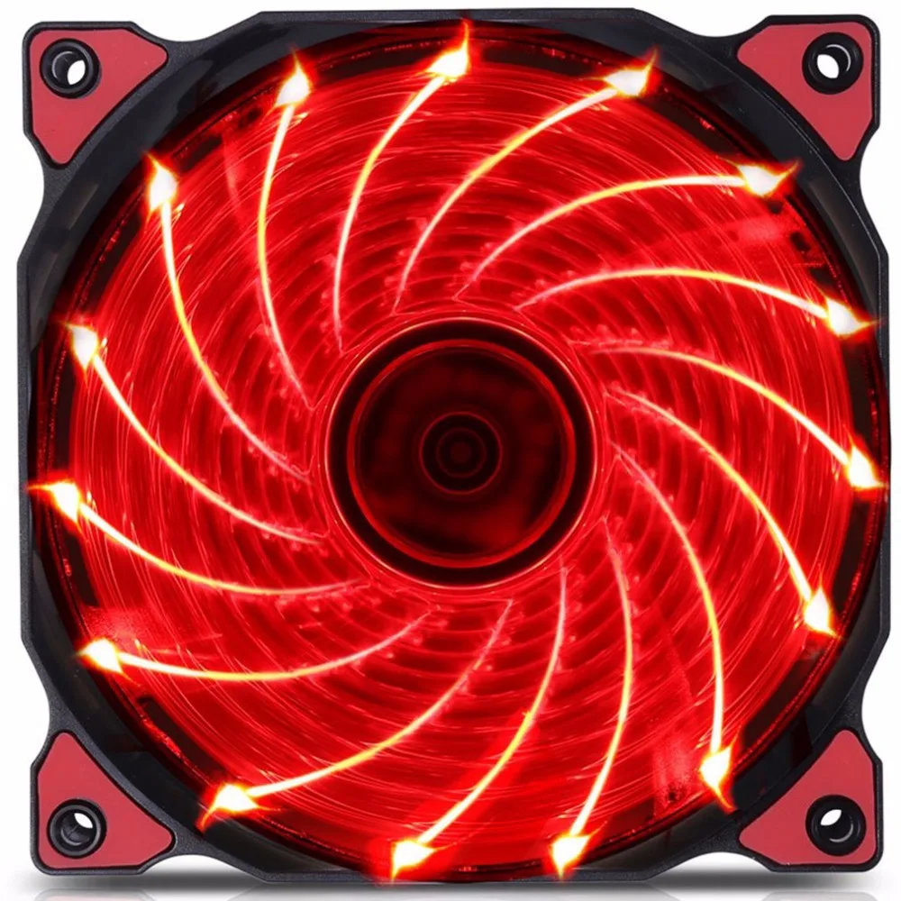 120mm-PC-Computer-15-LEDs-12V-Case-Fan-Heatsink-Cooler-Cooling-with-Anti-Vibration-Rubber-12CM