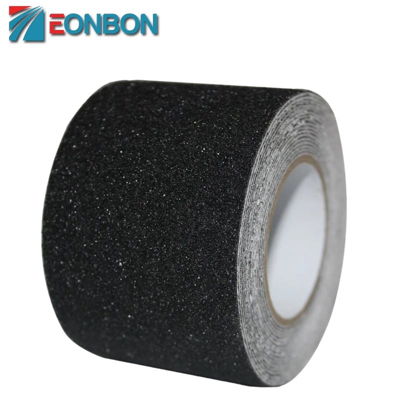 Free Shipping 2inX10ft Good Quality Black PVC Non Skid Adhesive Tape