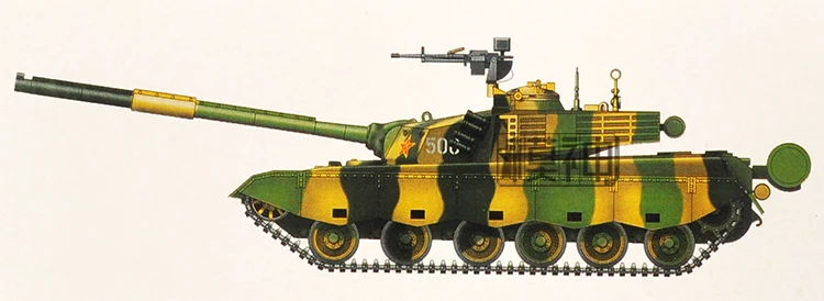 1:35 современный Китай 96 основной боевой танк военная сборка модель бронированная игрушка, модель автомобиля с мотором