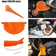 עיקרי מקרה מילוי שמן + שמן משפך + 9 "דפוק למלא משפך להארלי Sportster 883 1200 48 XL XR Softail Dyna סיור כביש מלך(China)