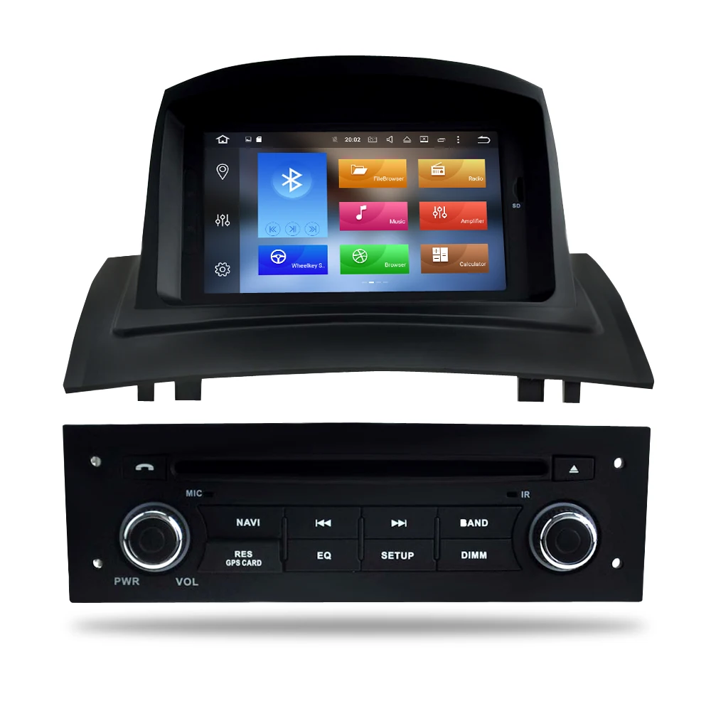 Головного устройства для Renault Megane 2 Fluence 2002 2008 Android 8 0 стерео dvd плеер gps навигации 4