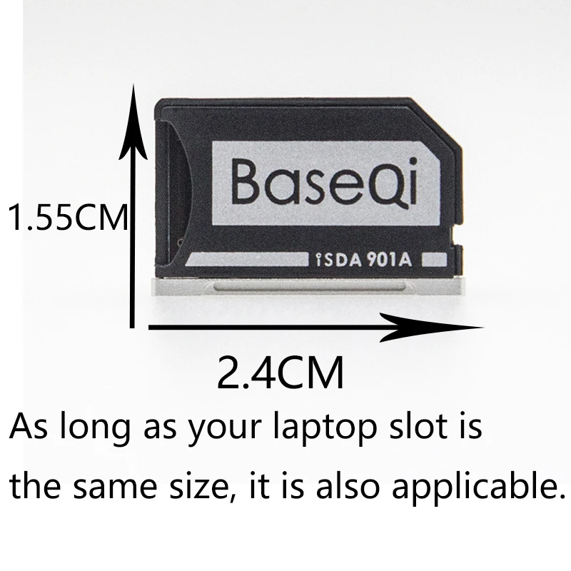 Baseqi Lenovo 901a Alumínio Stealth Drive Micro sd Adaptador de Cartão Memória Cartão sd Readerfor Lenovo Yoga 900 e Lenovo Yoga Pro - Imagem 6