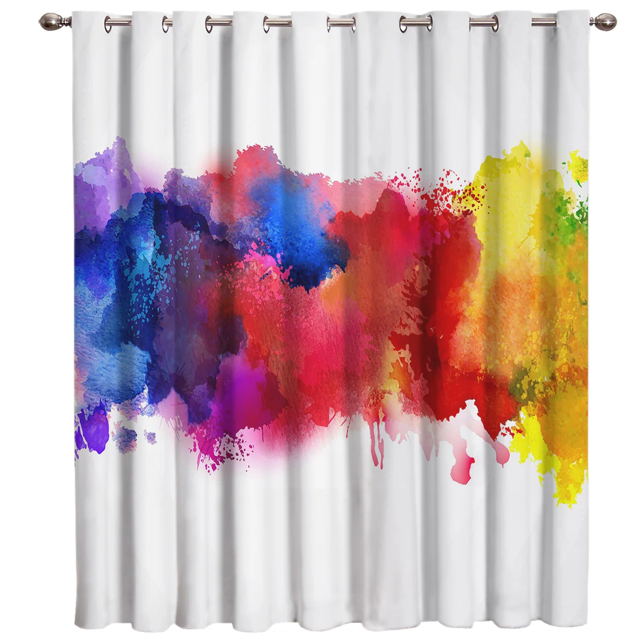 

Colour and Pattern Room Curtains Large Window Window Curtains Dark Living Room Bathroom Bedroom Fabric Decor Kids Curtains And