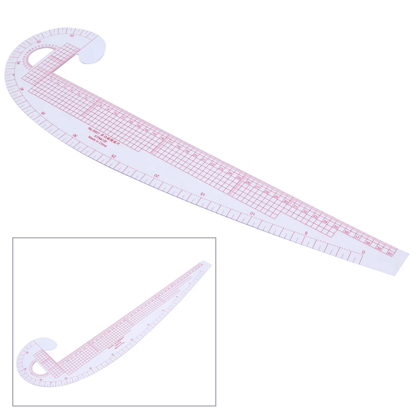 

Multi-function Clothing Ruler for Making Clothes Tailor Sewing Tool Plastic