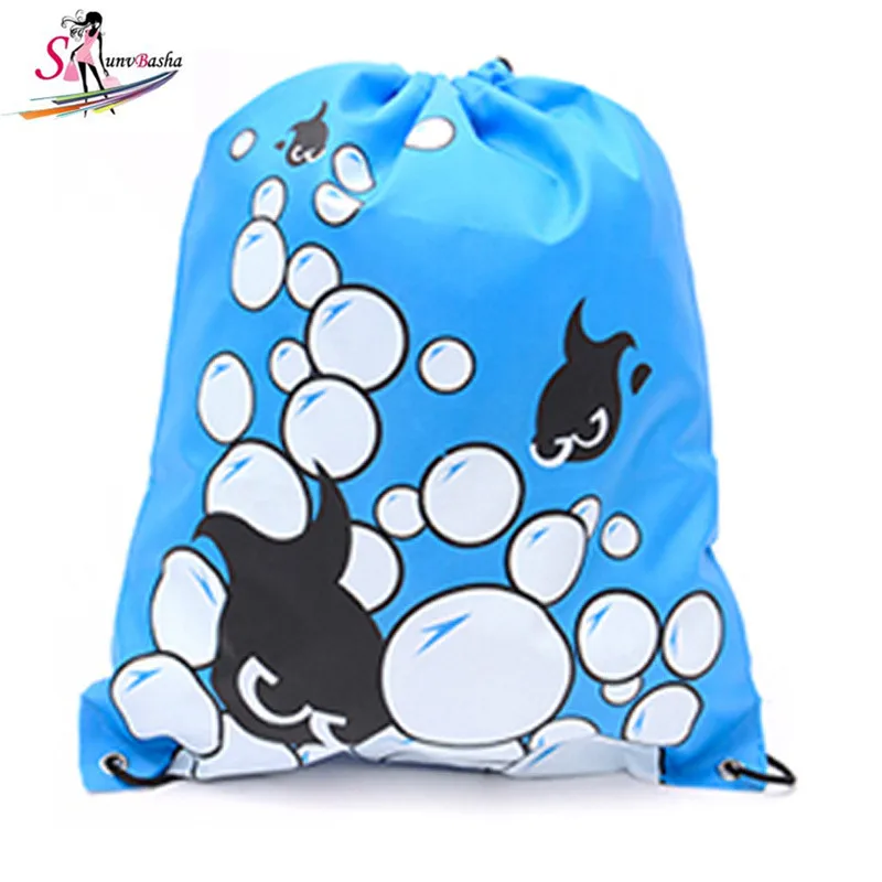 

2017 Europe and the United States Bundle Drawstring Waterproof Shoulder Beach Bags Must Backpack Canvas Bag women Equipment bags