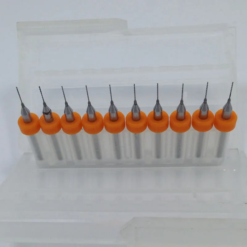 

Free Shipping 10Pcs 0.4mm Import Carbide PCB Drill Bits Print Circuit Board Mini CNC Drilling Bit Set Woodworking Tools