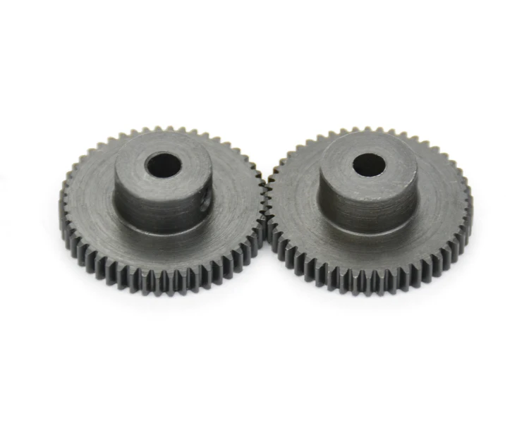 YIMAKER, 2 шт., 50 зубьев, 5 мм, 0,5, модуль Spur gear, s-образная проволока, отверстие M3, внутреннее отверстие, 5 мм, 45 стальная металлическая шестерня