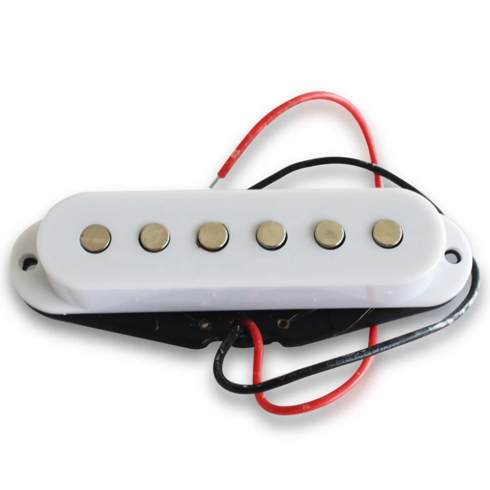 

1pc White Single Coil Electric Guitar Pickup 50mm