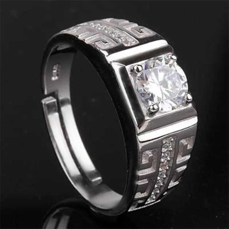 Adjustable Rings For Men S925 Sterling Fine Jewelry Engagement Party