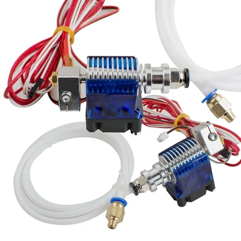 

3D Printer J-head Hotend Extruder Nozzle-0.4mm Filament-1.75mm RepRap with 12V Fan and 1 M PTFE Tube