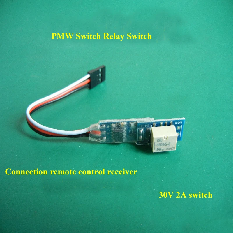 

1pcs PWM Switch 5V Ultra Volumn Relay Switch Controller for DIY RC Model Replacement