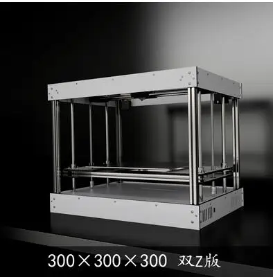 3D принтер машины corexy высокой точности негабаритных - Цвет: 30x30x30cm double Z