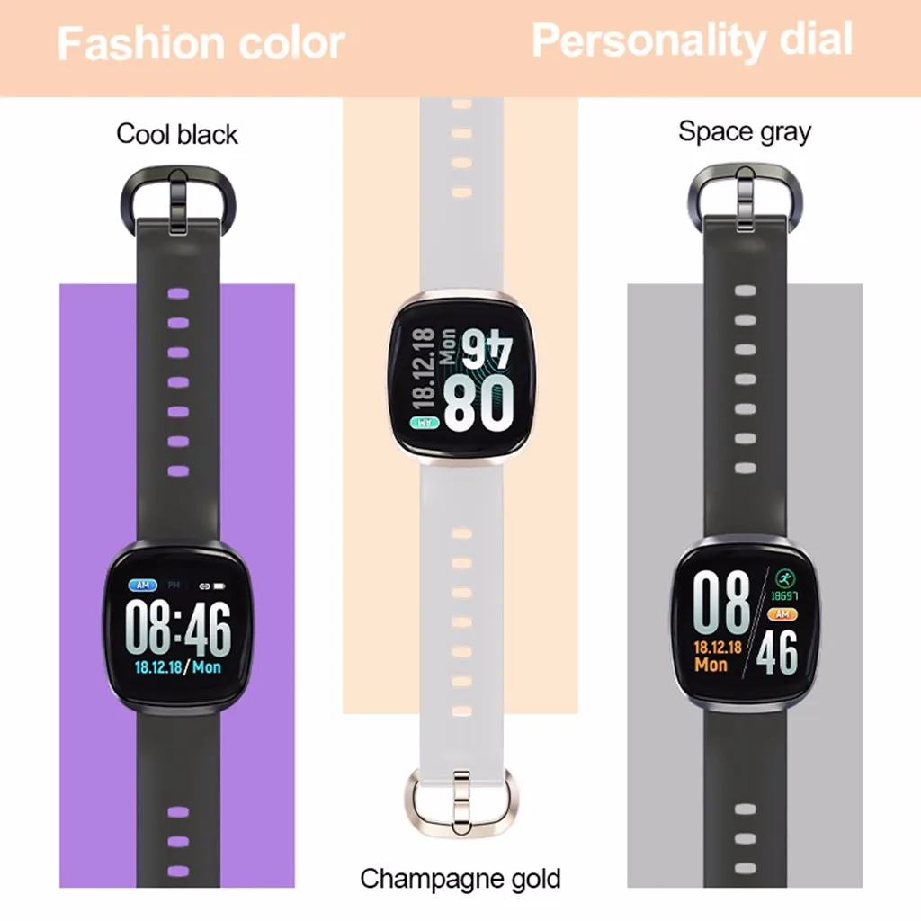 

Smart Watch Sports Fitness Activity Heart Rate Tracker Blood Pressure Calories