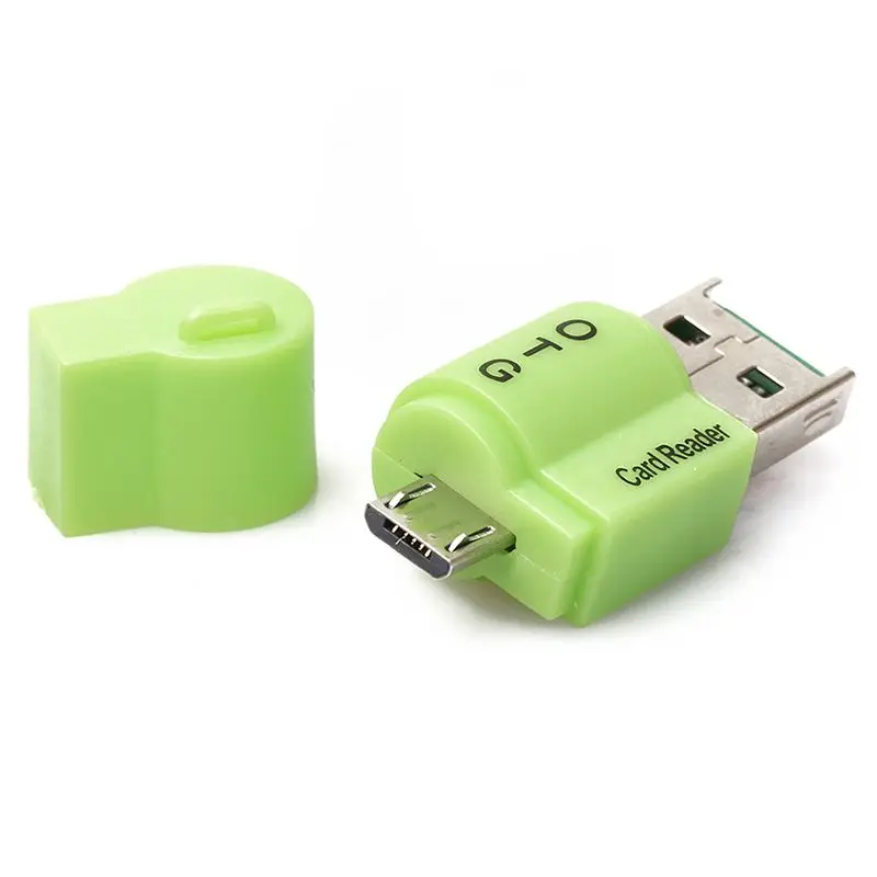 Micro-USB OTG к USB 2,0 адаптер двойного назначения Micro-SD кард-ридер для телефона планшета
