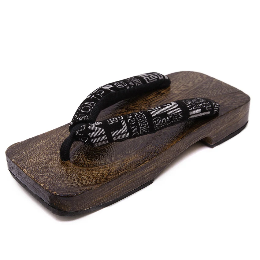 

Man Summer Flip Flops Naruto Ninja Cosplay Costumes Japanese Traditional Geta Clogs Sandals Wooden Male Slippers Shoes