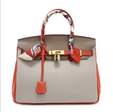 2017 TOTE brand real cow leather handbags fashion leather metal rings crossbody bag retro shoulder Messenger bag