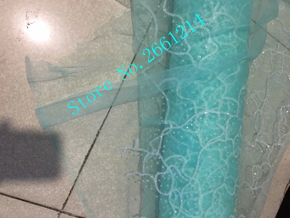 

shinny BZL-11896 glued glitter sparkle african india mesh tulle for dress sawing 5yards/lot