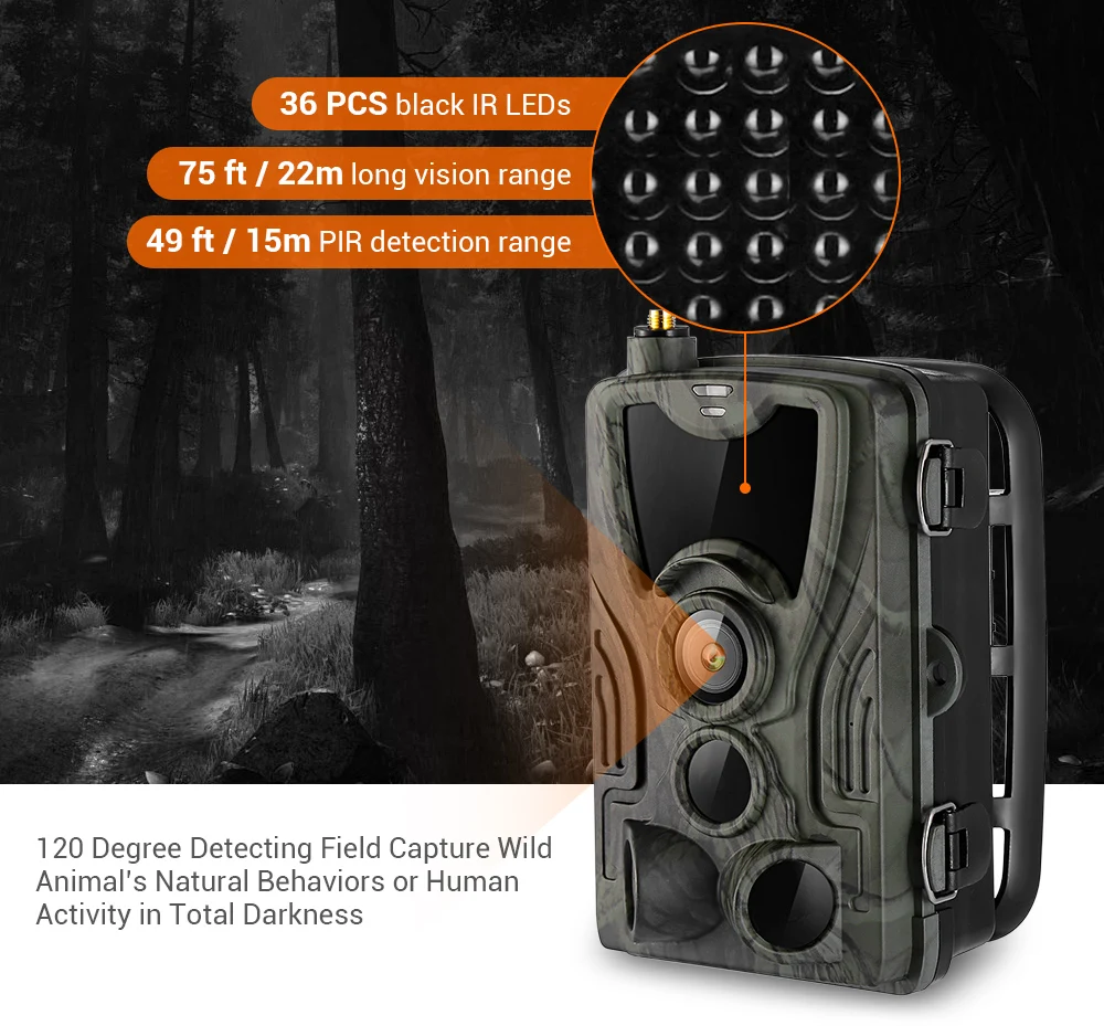 HC-801LTE 3g/4G охотничья камера ночного видения SMS/MMS/SMTP 16MP HD 1080P камера для дикой природы камера для фото ловушка для охоты камера s
