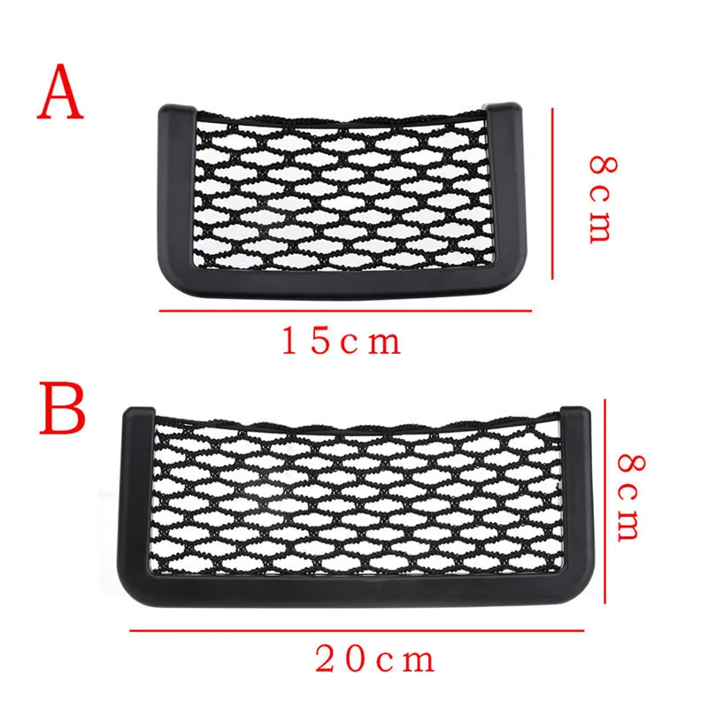 1 шт., автомобильные сетки, сумки для хранения, автомобильный сетчатый держатель, эластичная гибкая сетка для внедорожников, аксессуары, карманная клетка, задний грузовой багажник, Органайзер