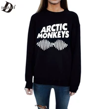 Dingtoll Arctic Monkeys Повседневное печатных moletom Harajuku с длинным рукавом Hipster музыка в стиле Панк кофты Толстовки wmh72