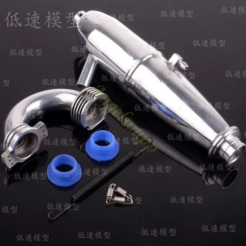 

RC Alum Upgrade Exhaust 081009 Pipe & Spring Fit HSP 1:8 Nitro Buggy Part BQ004