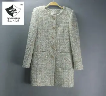 

HSS0327 Women Small fragrant in the long coat