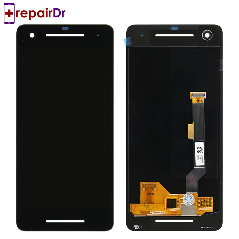 Оригинальный ЖК дисплей и дигитайзер сенсорной панели для HTC Google Pixel 2 сменный