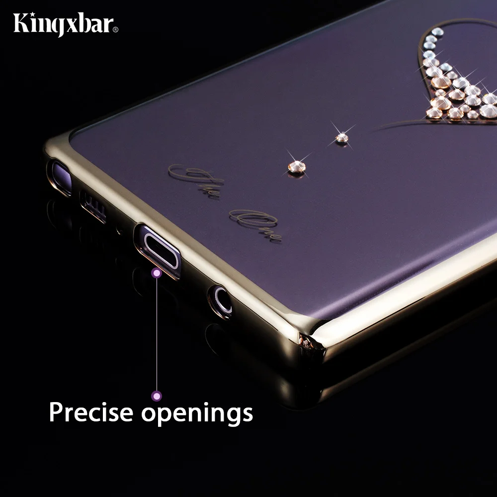 KINGXBAR Luxury Glitter Case for Samsung Galaxy Note 9 Thin Transparent Funda for Samsung Galaxy Note 9 Cover Diamond Cryatals   (7)