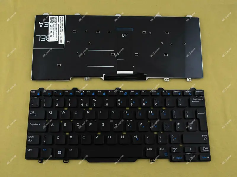 Without Frame New Laptop Keyboard Replacement for Dell Latitude 3340 3350 US Layout Black Color