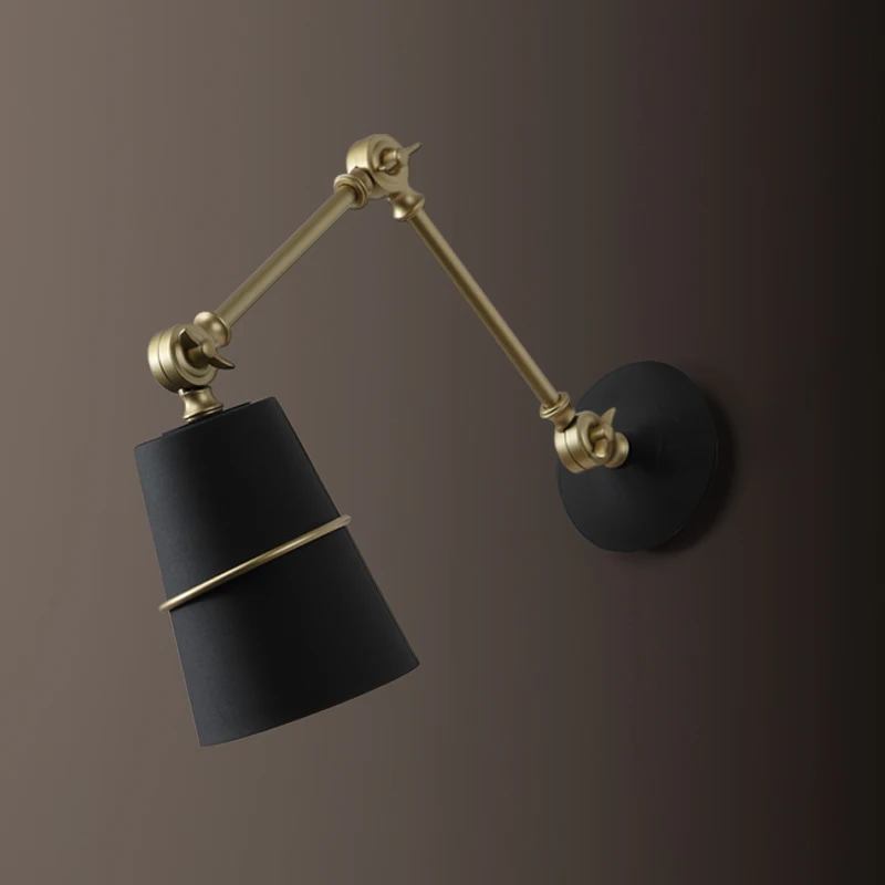 

LFH American Loft Wall Lamps Vintage Bedside Wall Light Iron Industrial Vintage For Home bedroom living room Lighting Decoration