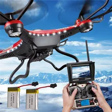Hot 2017 JJRC H8D 6-Axis Gyro 5.8G FPV RC Quadcopter Drone HD Camera+Monitor+2 Battery Dropshipping JU11
