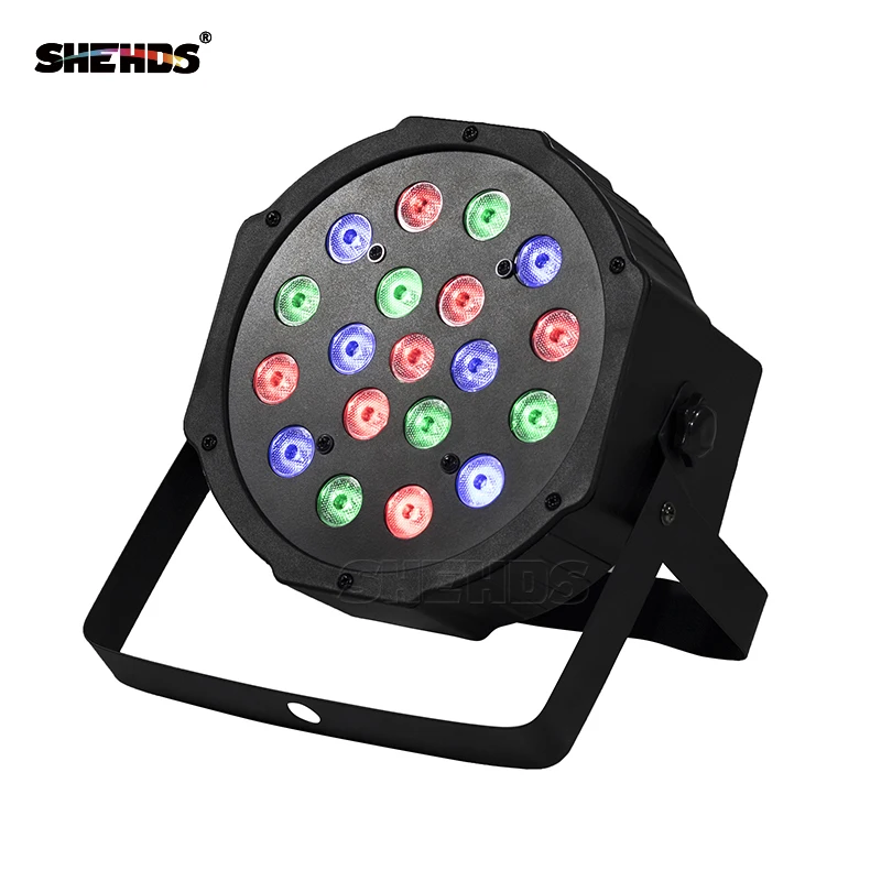 

4PCS/LOT Hot Selling LED Flat Par 19x3W/54x3W RGB Stage Effect Lighting For DJ Disco Party And Dance Floor Fast&Free Shipping