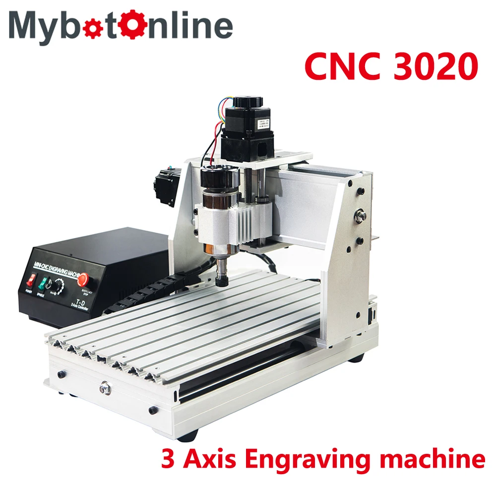 

3 Axis CNC Router Machine 300W/800W/1.5KW 3020 Spindle Motor CNC Engraver Engraving Machine Support USB Laser Cutter