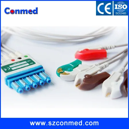 Philips Lead sets for M2601B transmitters,Patient Monitor ECG cable