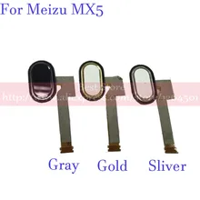 0 0 для Meizu MX5 MX 5 Кнопка home с гибким кабелем серый/Золотой/Серебряный