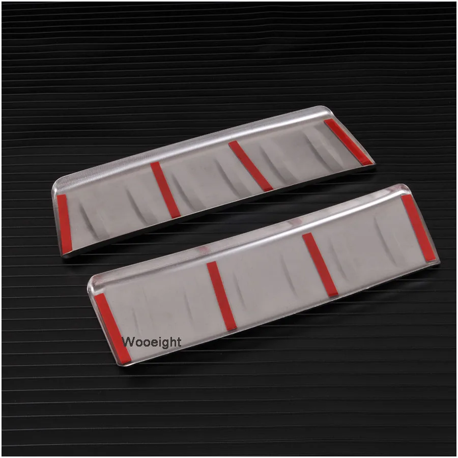 Car Interior Stickers Rear Fender Guard Plate Stainless Steel Cover Protector For Jaguar F-Pace Car Accessories (4)